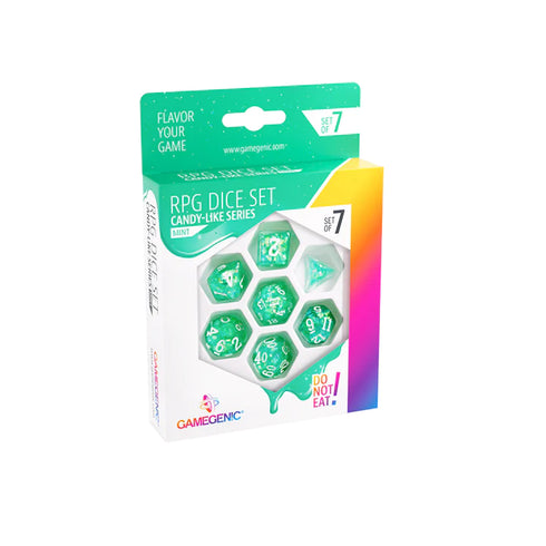 Gamegenic: Candy Like Series RPG Dice Set - Mint (7 pcs)